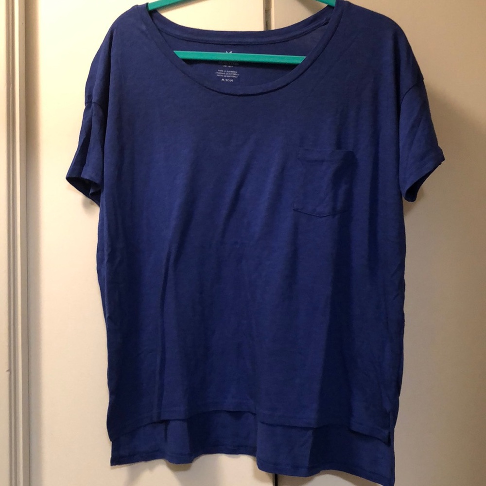 Blue American Eagle Pocket T-shirt